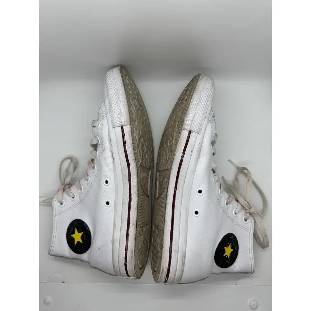 Custom Painted African Queen Hi Top White Leather Converse Chuck Taylor Womens 9 - Picture 10 of 16